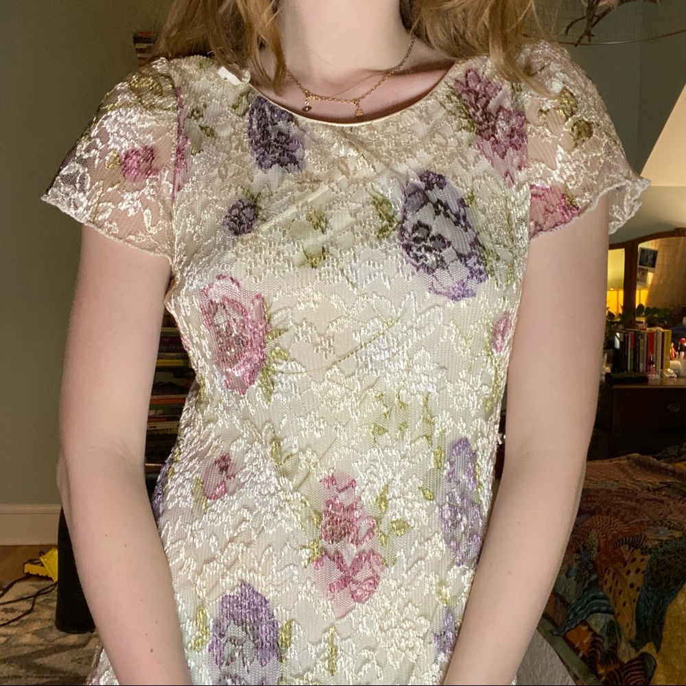 Floral, lace dress